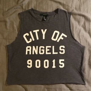City of angels crop top